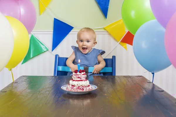 Baby's first birthday party — Stock Photo, Image