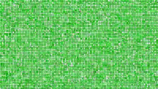 Fundo Abstrato Loop Com Quadrados Multicoloridos Cintilantes Animação Com Efeito — Vídeo de Stock