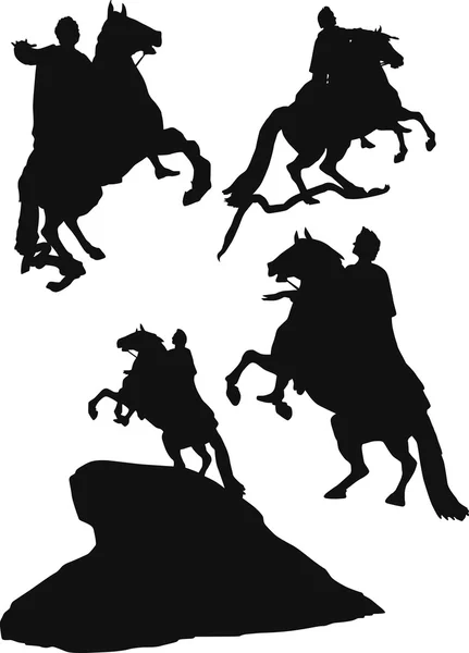 The Bronze Horseman — Stock Vector
