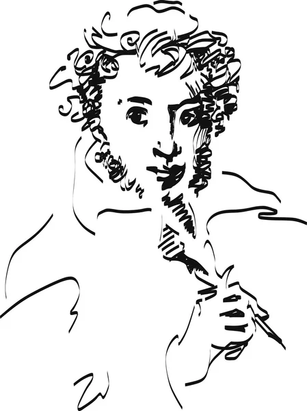 Pushkin — Stockový vektor