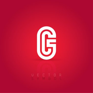 Graphic creative line letter G