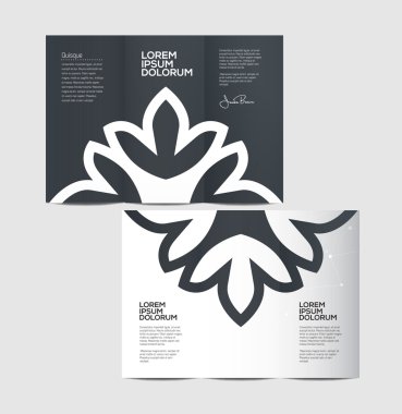 Zarif iş broşürü tasarımı