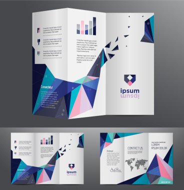 Profesyonel iş broşür tasarımı