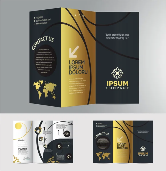 Zarif iş broşürü tasarımı