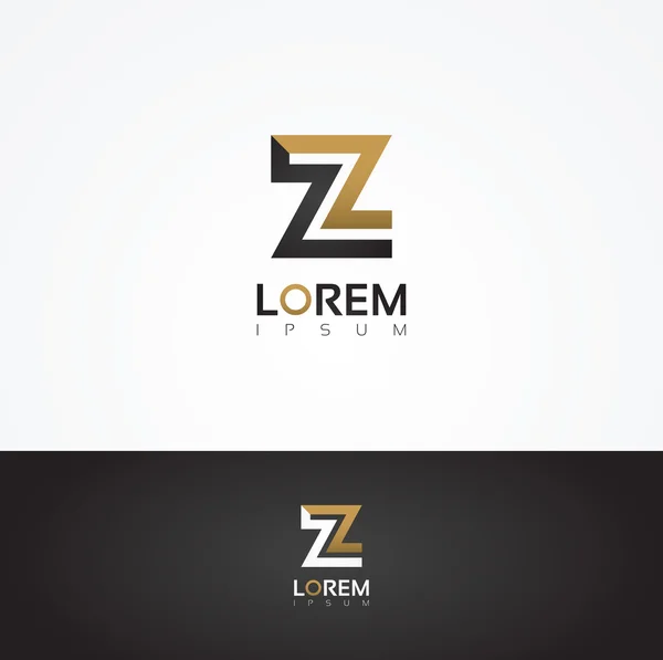 Elegant graphic letter Z — Stock Vector