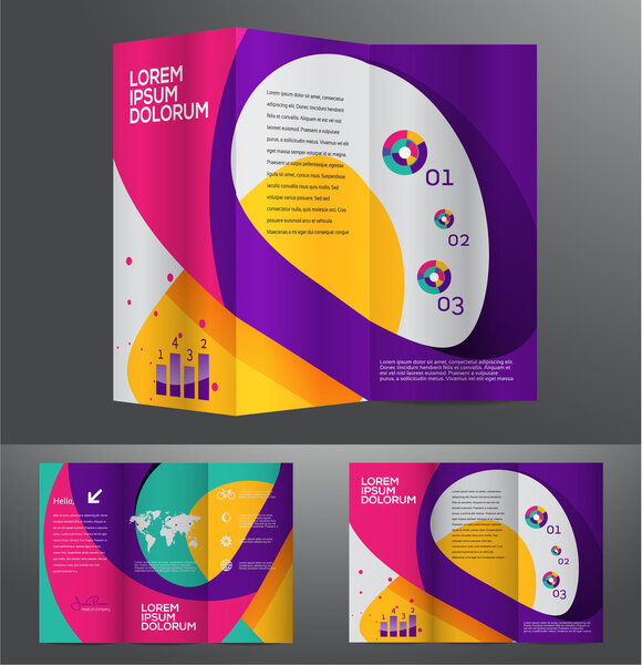 Abstract business brochure design