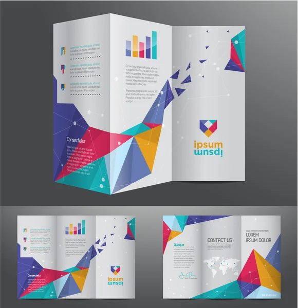 Profesyonel iş broşür tasarımı