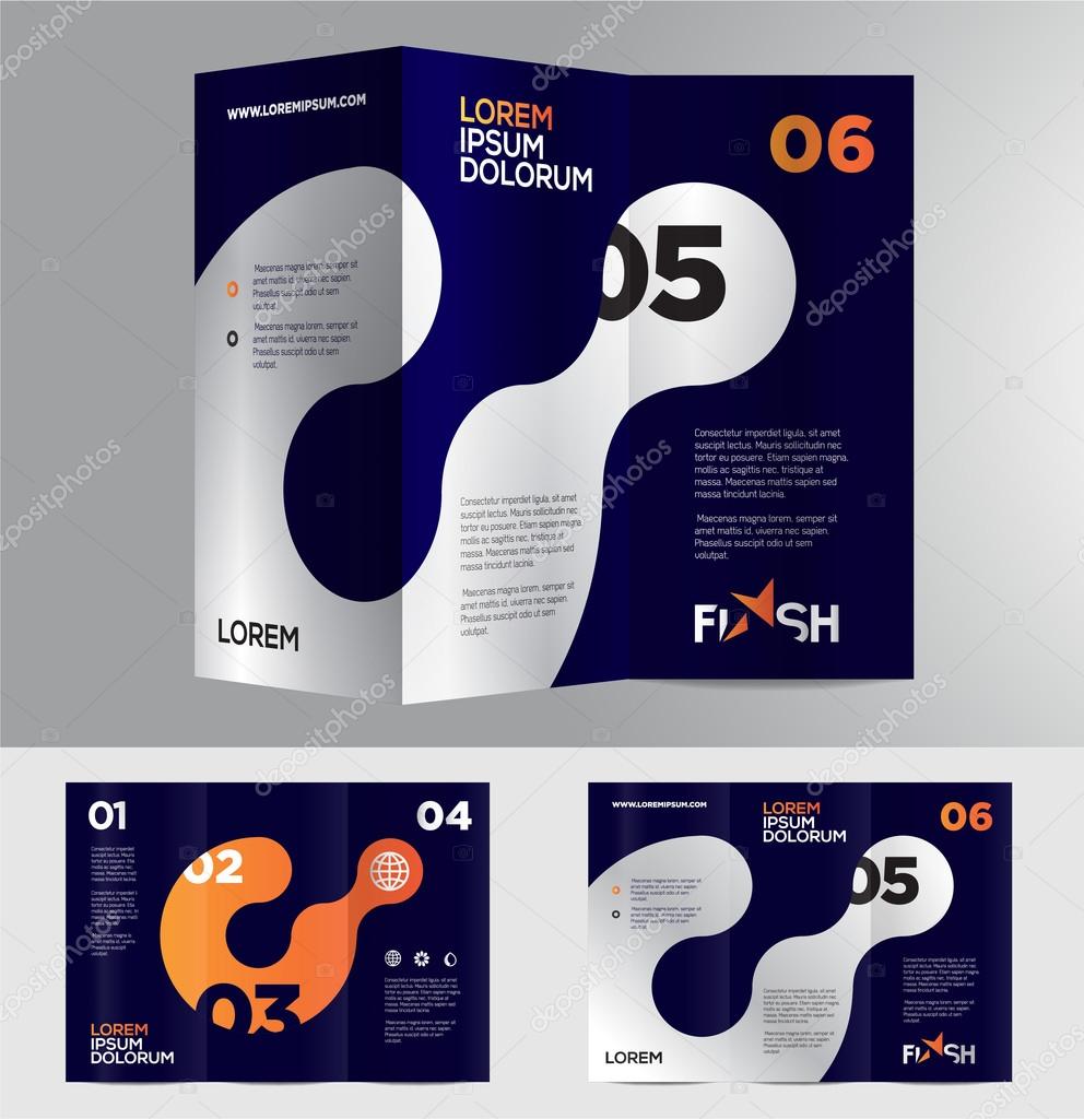 Abstract business brochure design