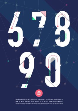 Bir küme grafik numaraları.