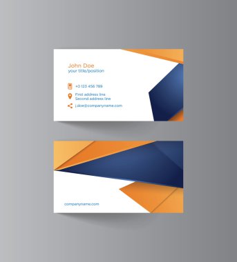 modern kartvizit şablonu