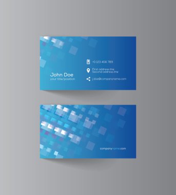 Örnek metin ile grafik iş kartı