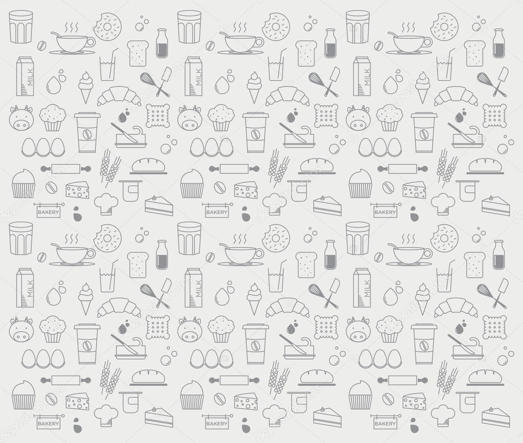 Pattern  of dairy and bakery