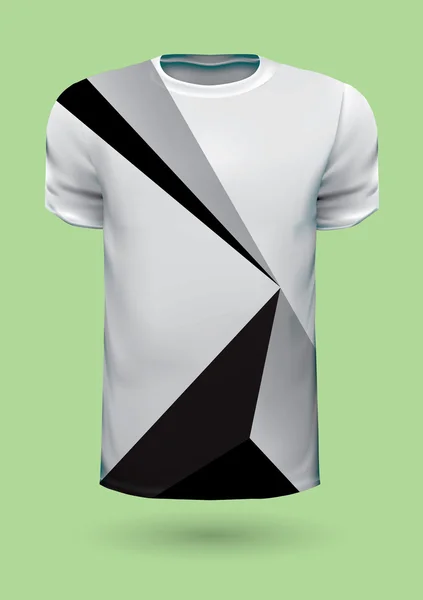 T-shirt impressão design geométrico — Vetor de Stock