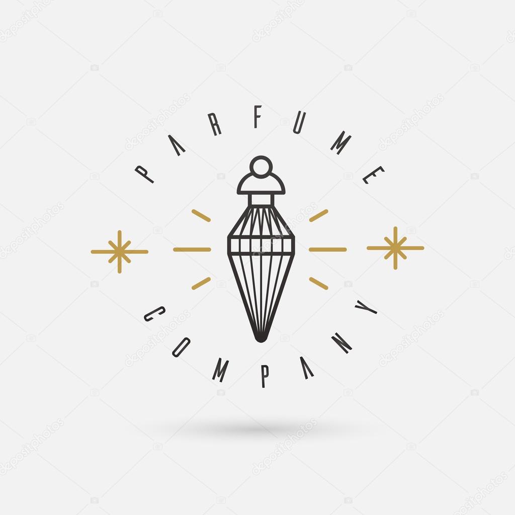company logo with parfume sign