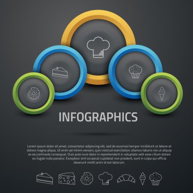 illustration of infographics elements
