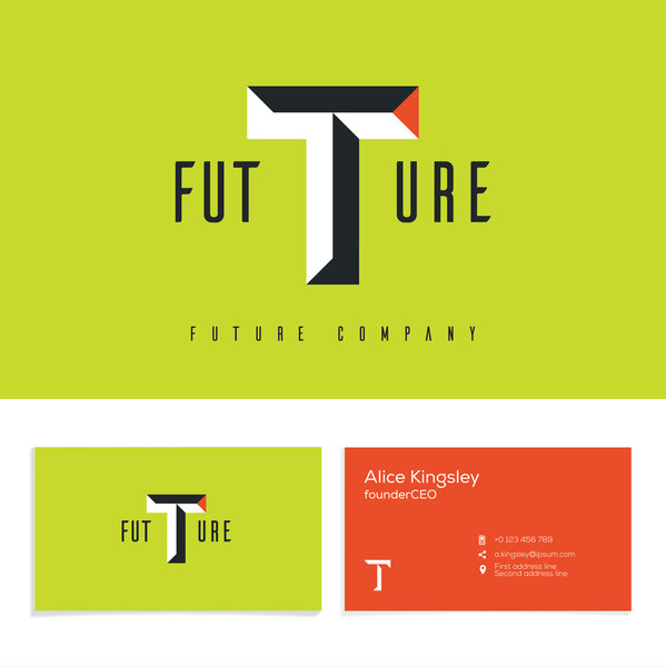 элегантный алфавит T
