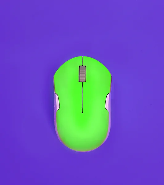 Цветная компьютерная мышь — стоковое фото