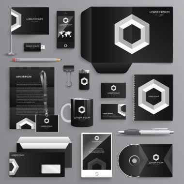 İş kimlik tasarım şablonları