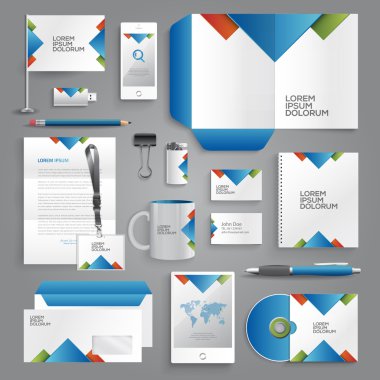 İş kimlik tasarım şablonları