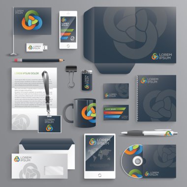 İş kimlik tasarım şablonları