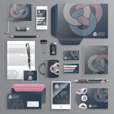 İş kimlik tasarım şablonları