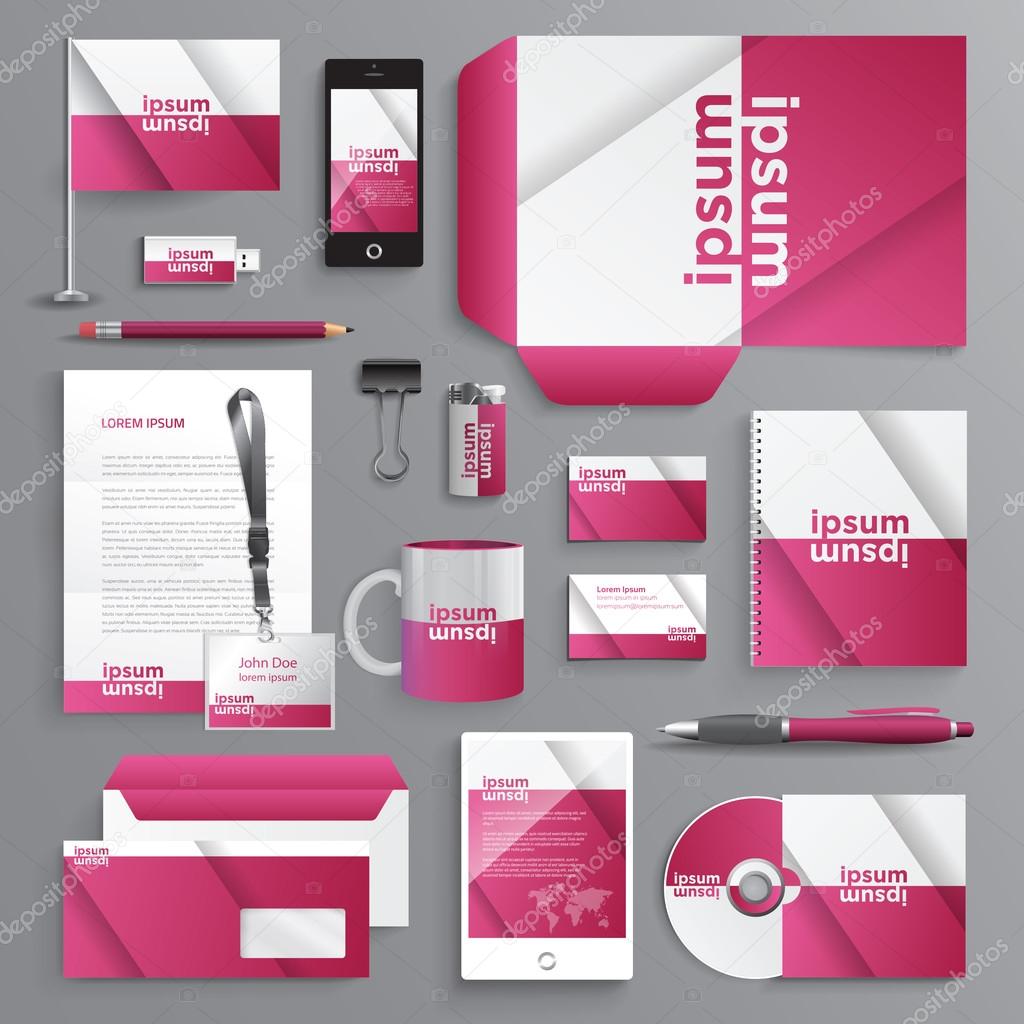 Business identity design templates