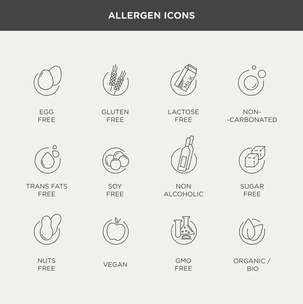 diyet ve gıda intoleransı simgeler