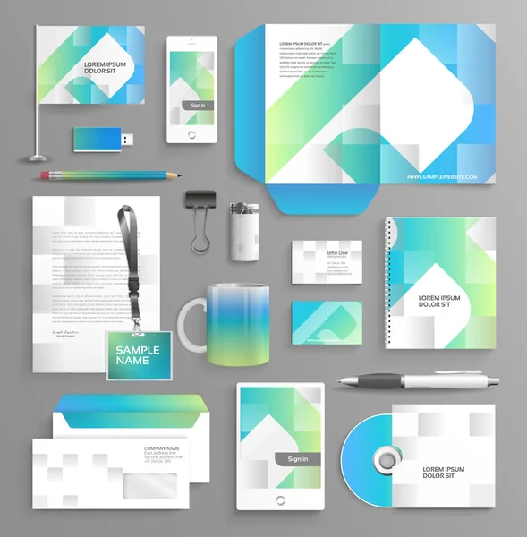 Identidad profesional para su empresa — Vector de stock