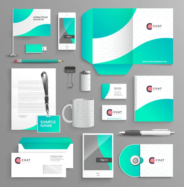 Identidad profesional para su empresa — Vector de stock