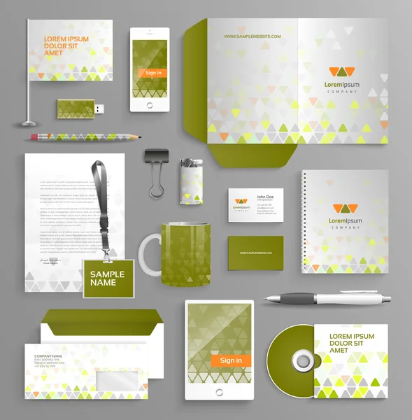 Professional identity for your company Vector Graphics