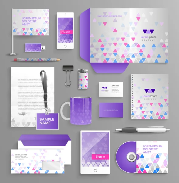 Professional identity for your company Royalty Free Stock Illustrations