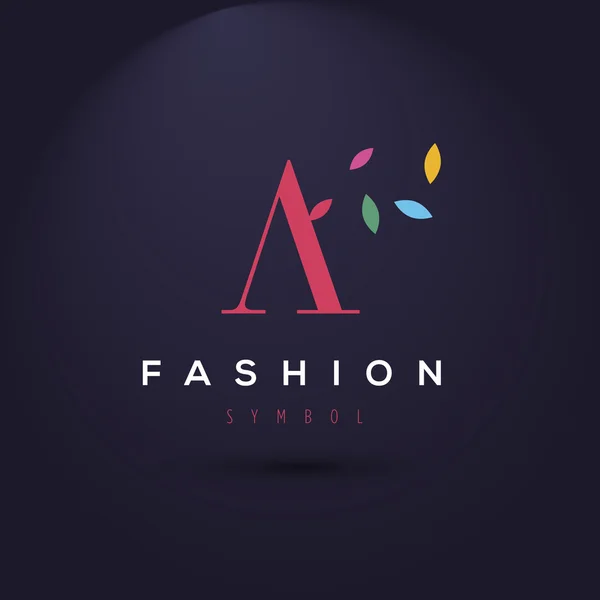 Fashion company logo mall — Stock vektor