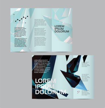 iş broşür tasarım şablonu