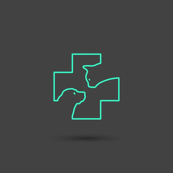 kedi ve köpek, veteriner simgesi