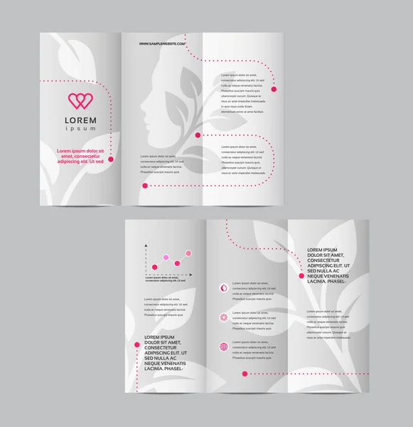 Modello di design brochure aziendale — Vettoriale Stock