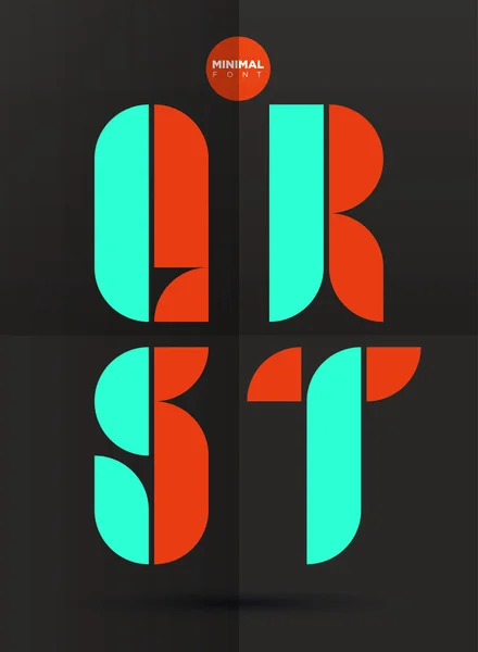 装飾デザイン文字セット — ストックベクタ