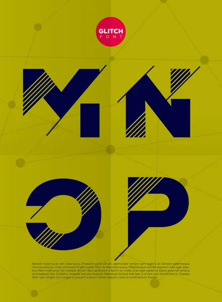 grafik Alfabe harf seti