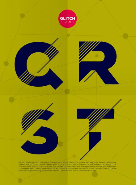 grafik Alfabe harf seti