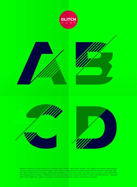 Grafische Buchstaben — Stockvektor