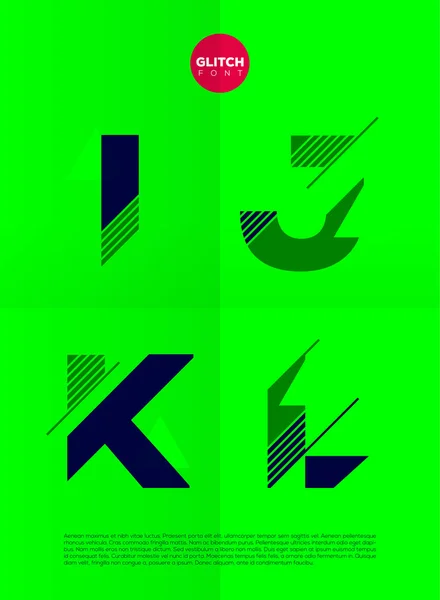 Grafische Buchstaben — Stockvektor