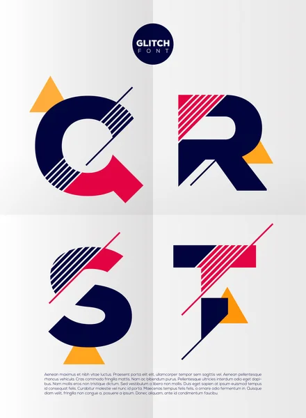 grafik Alfabe harf seti