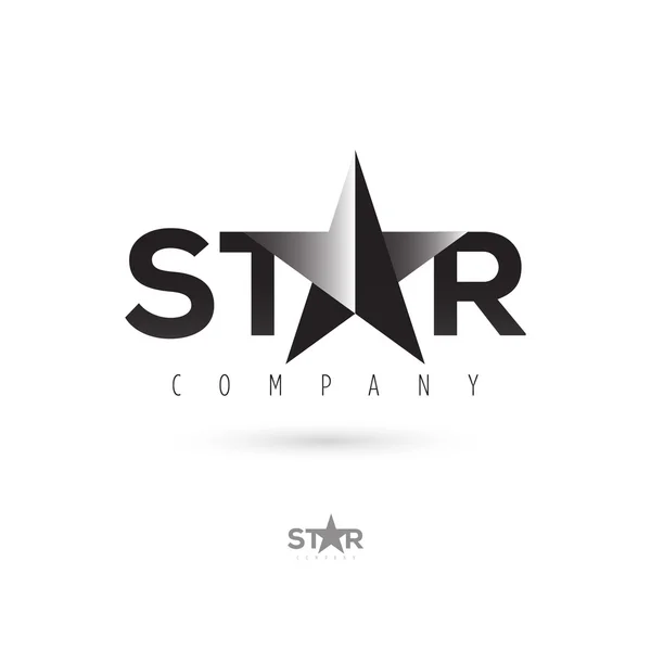 Símbolo gráfico com estrela estilizada —  Vetores de Stock