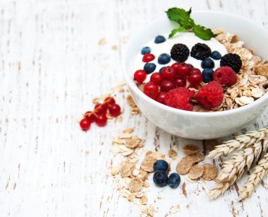 taze çilek ile Kahvaltı