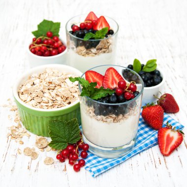 Yoğurtlu taze çilek