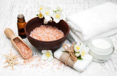 Yasemin çiçekleri Spa konseptiyle