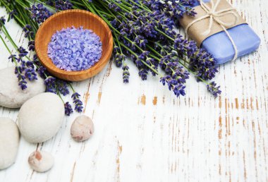 Lavanta ve masaj tuz