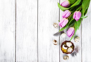 Yumurtalı paskalya arkaplanı