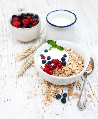 taze çilek ile Kahvaltı