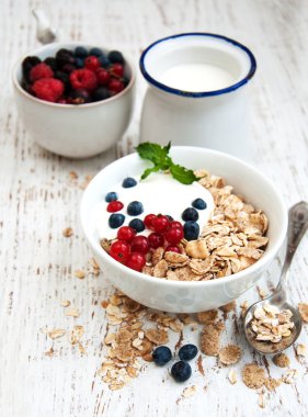 taze çilek ile Kahvaltı