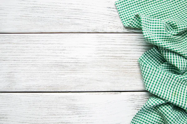 Napkin on the wooden background — Stock Photo, Image